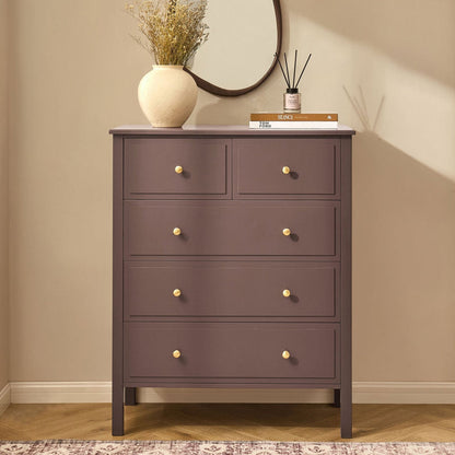 Uma Wood Pond Mirror - Mocha - DUSK