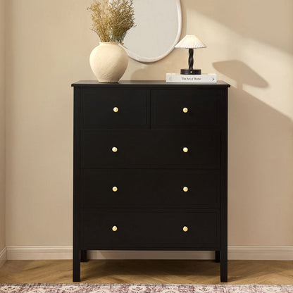Uma Wood Pond Mirror - White - DUSK